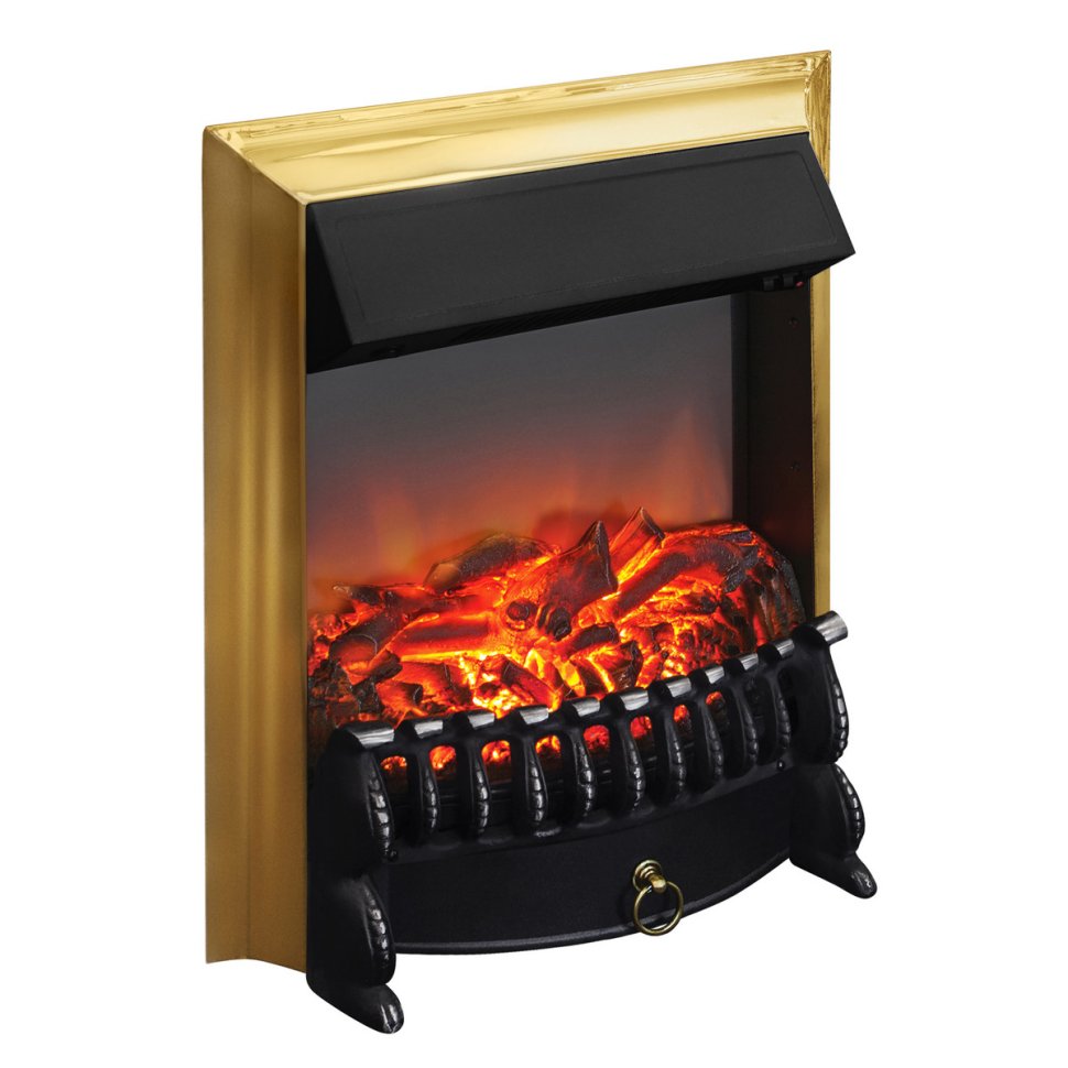 Электроочаг RealFlame Fobos Lux Brass