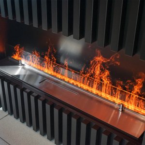 Электрический паровой очаг Sc hones Feuer 3D FireLine 1000 черный