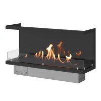 Автоматический фронтальный биокамин SteelHeat PREMIUM 1100