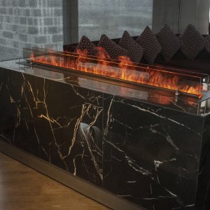Электрический паровой очаг Schones Feuer 3D FireLine 1200 PRO черный