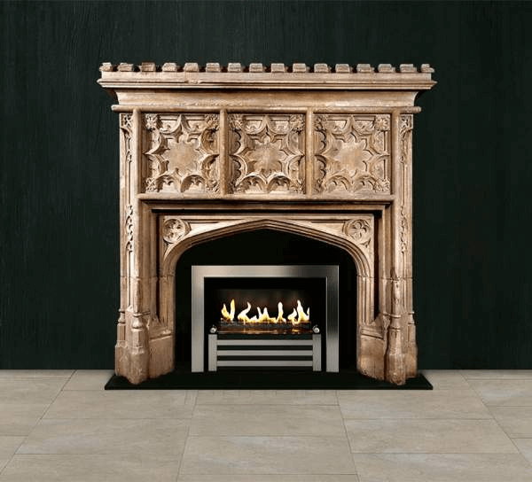 Биокамин в мраморном портале Firezo Perfetto, стандарт