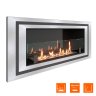 Биокамин встраиваемый SteelHeat LONG-D 900 Small фото 4