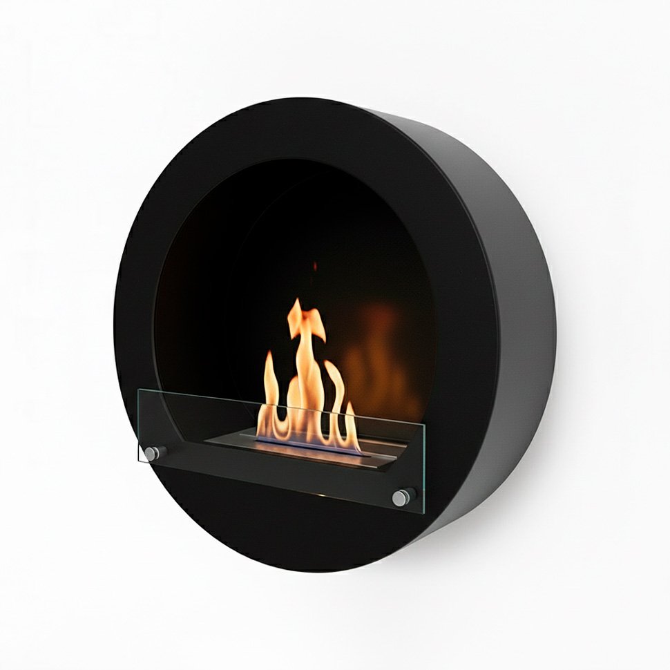 Настенный биокамин Хенли Черный