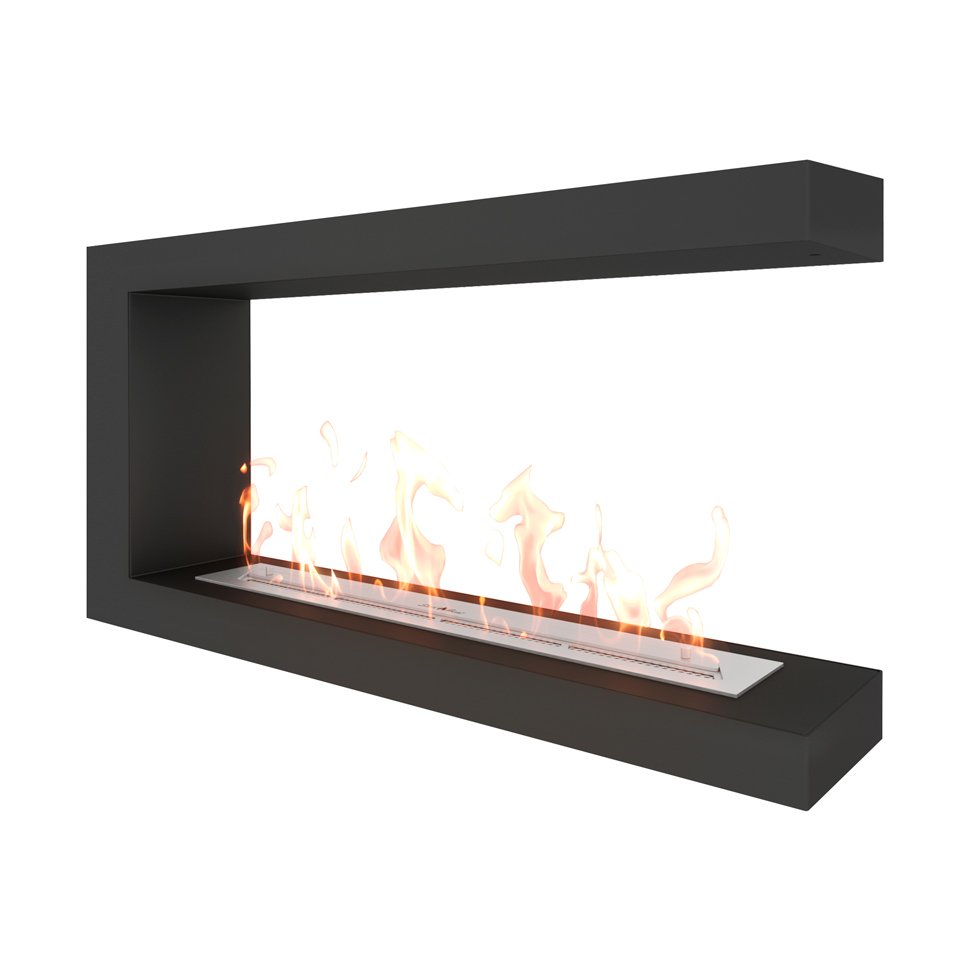 Биокамин торцевой SteelHeat ONE 1000