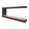 Биокамин торцевой SteelHeat LONG 1200 фото 2