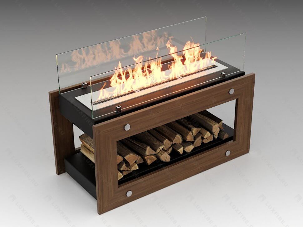 Напольный биокамин Lux Fire 