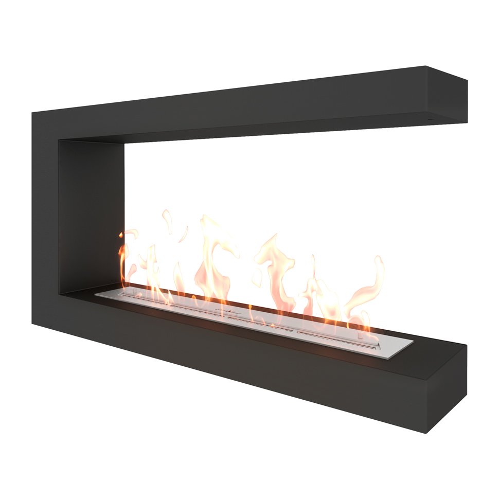 Биокамин торцевой SteelHeat ONE 900